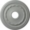Ekena Millwork Federal Ceiling Medallion (Fits Canopies up to 8 1/2"), 15 3/8"OD x 3 5/8"ID x 1"P, Primed White CM15FE - alternate 1